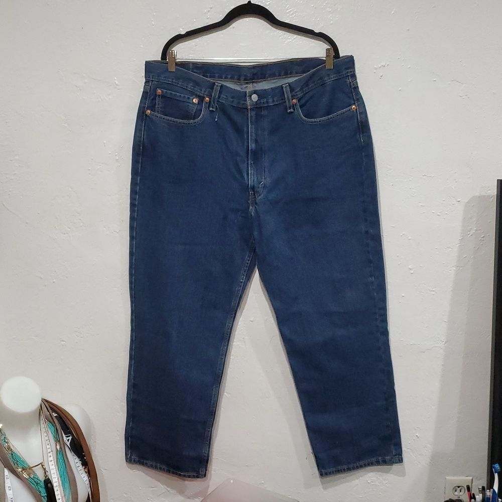 Levi's 550 Relaxed Straight Jeans Classic Fit Size 40x30 - Picture 7 of 13
